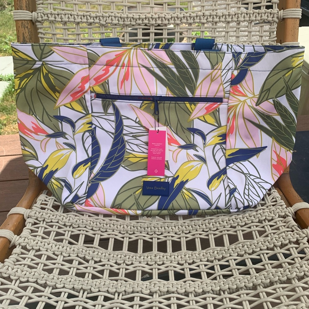 Vera Bradley reactive drawstring family tote bag, NWTS